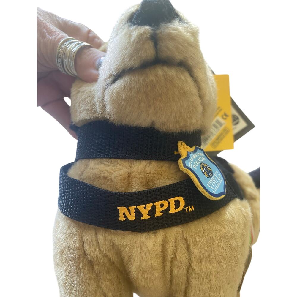 Vintage NWT Applause NYC Police Dog Apollo 9/11 Rescue Tribute German Shepherd - Picture 2 of 11